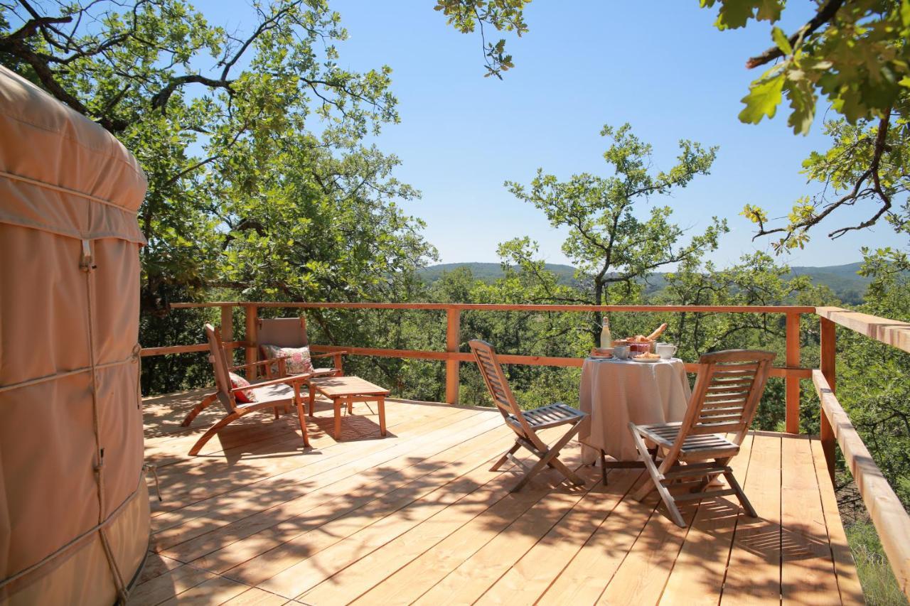 Les Yourtes De Provence Bed & Breakfast Saint-Paulet-de-Caisson Luaran gambar