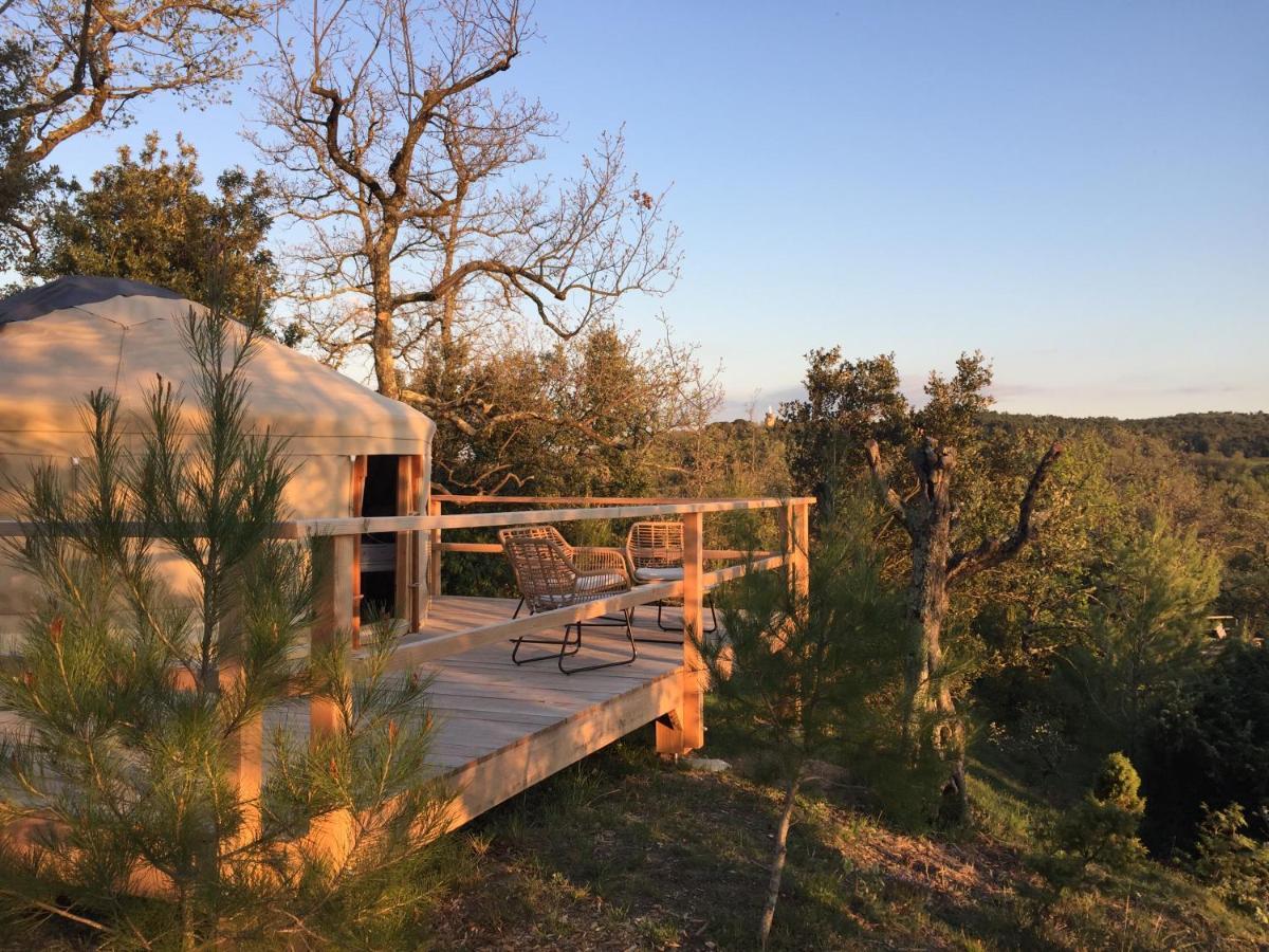 Les Yourtes De Provence Saint-Paulet-de-Caisson Bilik gambar